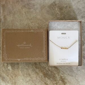 BRAND NEW HALLMARK GOLD MONICA NECKLACE!